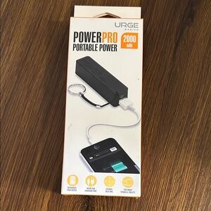 URGE Basics PowerPro Portable Charger-New in Box